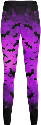 Vista 4 de Pantalones de yoga para mujer, diseño de araña, de talle alto, para Halloween, Halloween, fantasma, caramelo, sexy, leggings para mujer