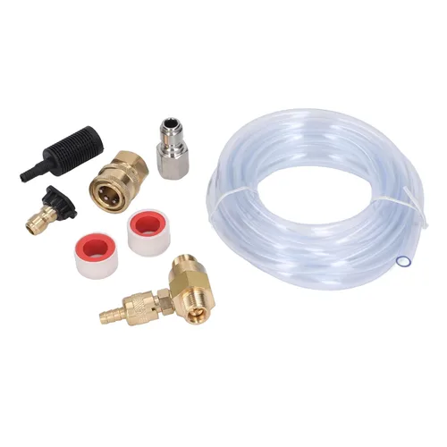 Vista 9 de Kit de inyector químico Inyector ajustable aguas abajo con tubo de 9.8 pies para lavadora a presión Accesorios 5000PSI
