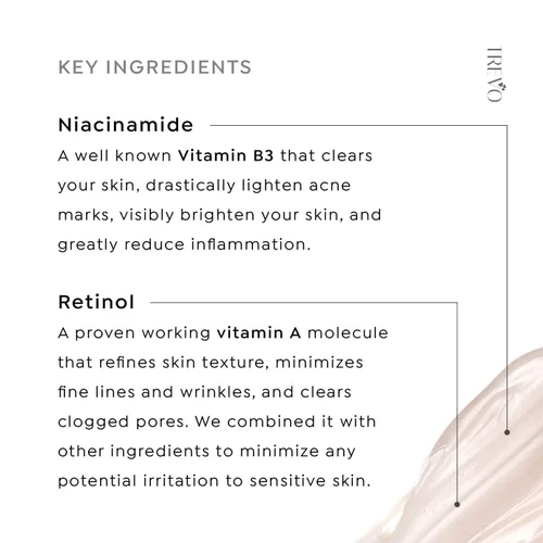 Vista 3 de Trevo Crema de noche hidratante y reafirmante con péptido, crema facial antienvejecimiento avanzada, hidratante facial hidratante, péptidos, retinol