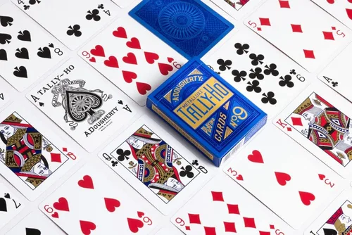 Vista 5 de Tally-Ho MetalLuxe - Juego de cartas azules