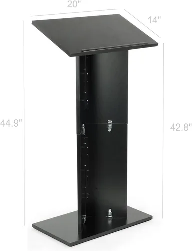 Vista 3 de FixtureDisplays® Atril portátil estilo columna: ligero y plegable 15239
