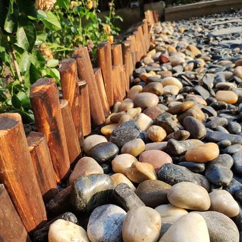 Vista 7 de YISZM - Piedras negras para plantas, 2 libras, rocas naturales de río pulidas de 1-2 pulgadas de alto para paisajismo, piedras decorativas