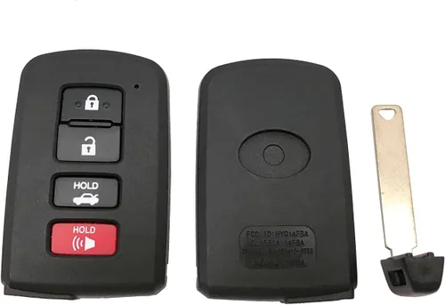 Vista 2 de Funda de repuesto para llavero para Toyota Highlander Avalon Camry Corolla RAV4 con control remoto sin llave