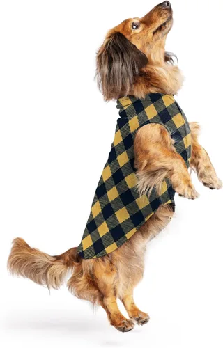 Vista 116 de Abrigo elástico de lana para perro, ropa suave y cálida para perro, suéter elástico para mascotas, lavable en lavadora, ecológico, para todo el año