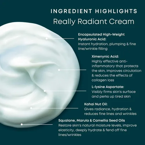 Vista 3 de 35 Thousand Really Radiant Cream, Hidratante Facial 1.7 fl oz