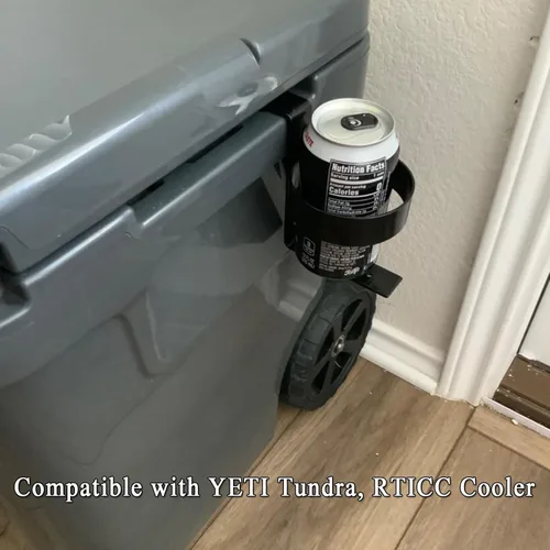 Vista 2 de Soporte para bebidas enfriador, soporte para tazas/portavasos compatible con YETII Tundra, enfriador RTICC