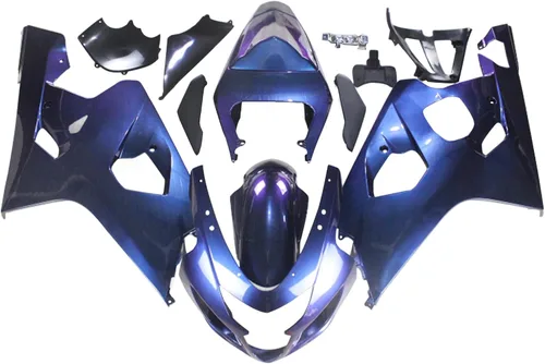 Vista 29 de Kit de carenado para Suzuki GSXR600 GSXR750 K4 2004 2005, carenados de inyección de plástico ABS, kit de carrocería BodyKit-Negro Strong & Durable