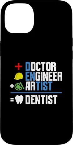 Vista 15 de iPhone 16 Doctor Engineer Artist Dentist Dentistry Dental Assistant Case