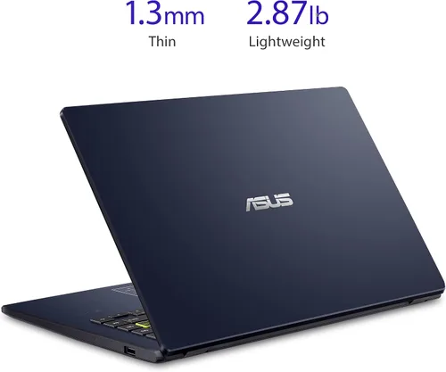 Vista 3 de ASUS Portátil L410 MA-DB04 ultrafino, pantalla FHD de 14 pulgadas, procesador Intel Celeron N4020, 4 GB de RAM, 128 GB de almacenamiento, NumberPad