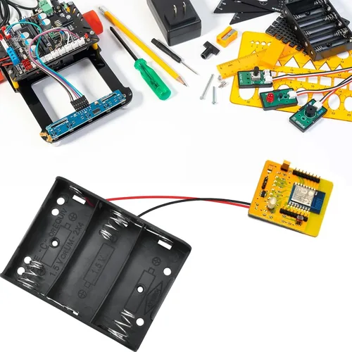 Vista 35 de SDTC Tech Paquete de 2 1 caja de batería de celda C de 1,5 V tamaño C con cables de alambre