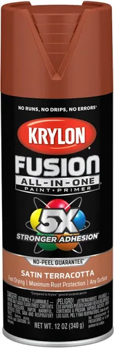 Vista 67 de Krylon Fusion - Pintura en aerosol adhesiva todo en uno para uso en interiores y exteriores, 12 onzas, vidrio de playa
