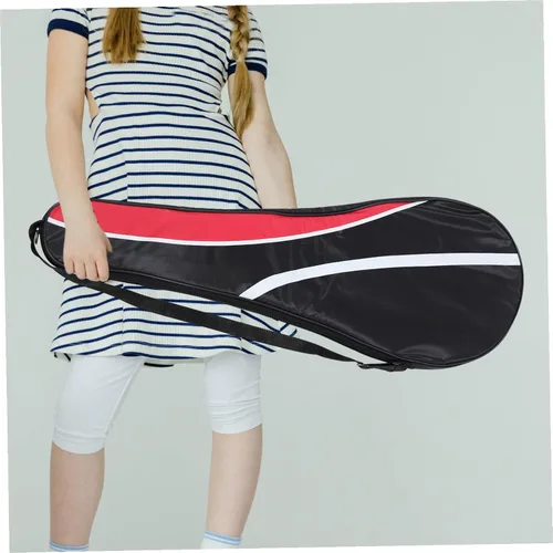 Vista 8 de Toddmomy Bolsa de raqueta de bádminton Tenis Negros Niños Traje Sudor Bádminton Raqueta Cubierta Raqueta Organización Bolsa Organizador Hombre