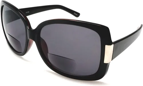 Vista 4 de SAMBA SHADES Lentes de sol bifocales integrados para lectura Jackie O Fashion Reader