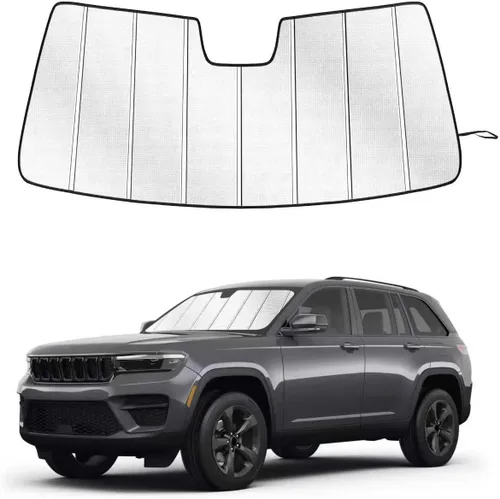 Vista 30 de Parasol para parabrisas para Honda CR-V 2017-2022, diseño plegable de acordeón de ajuste personalizado, accesorios de automóvil, protector de visera