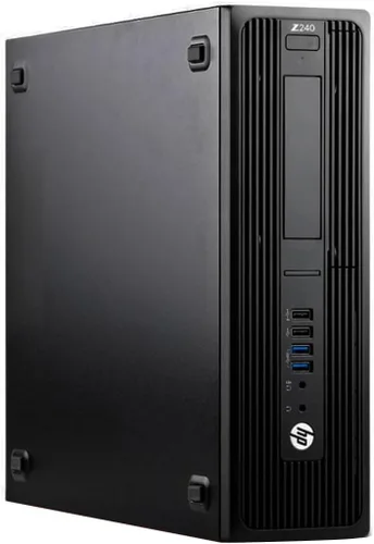 Vista 2 de HP Computadora de escritorio Z240 SFF, Intel Core i3-6100 3.7GHz, 8GB DDR4 RAM 256GB SSD, 3 DisplayPort, WiFi, Bluetooth, teclado y ratón, Windows