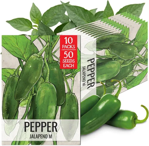 Vista 77 de Seed Needs - Semillas de pimiento arcoíris para plantar verduras, 1 paquete