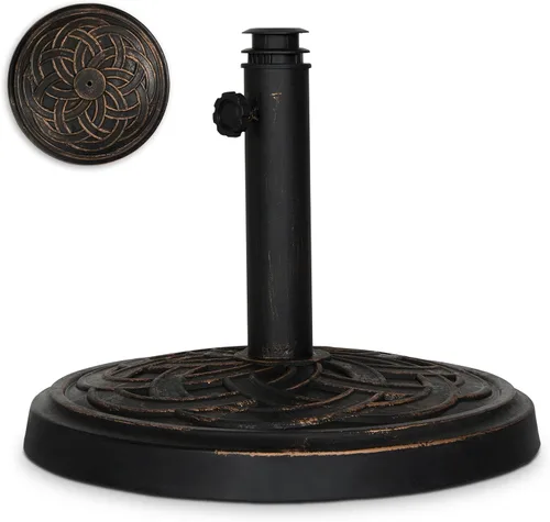 Vista 14 de BACKYARD EXPRESSIONS PATIO · HOME · GARDEN 911554 Base para sombrilla de 21 libras, bronce