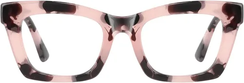 Vista 15 de Reading Glasses for Women - Stylish Blue Light Blocking Glasses Square Readers with Spring Hinge A01 Tortuga Blanca