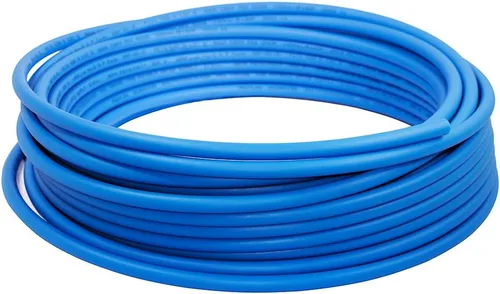 Vista 9 de Bobina de tubo Pex de 1 pulgada x 100 pies, azul, sin barrera, para agua potable, tubo de agua flexible para fontanería