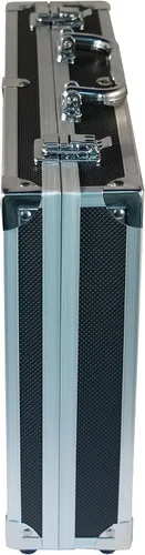 Vista 6 de Ursae Minoris Elite - Caja de aluminio negro para 100 cápsulas de monedas grandes, "H", XL, "I" o acrílico, 2 x 2