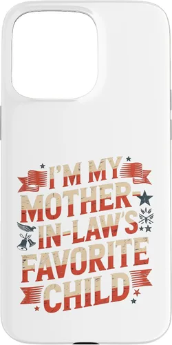 Vista 31 de Im My Mother n Law Favorite Child American Flag Funny Parent Case for iPhone 17