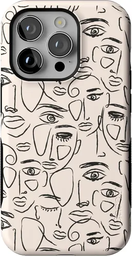 Vista 109 de Casely Funda para iPhone 14 Pro Viva La Vida Frida Kahlo Collage Floral Compatible con MagSafe Diseño protector audaz