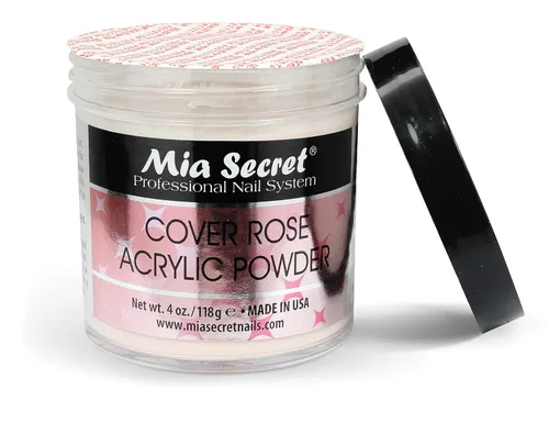 Vista 6 de Mia Secret CUBIERTA ROSE ACRÍLICO POLVO 4oz