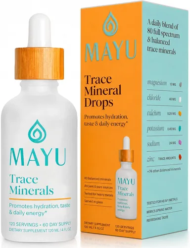 Vista 12 de MAYU - Gotas minerales traza, más de 80 minerales iónicos para agua, 1 oz Cero metales pesados detectables, de gran sabor, con magnesio, potasio