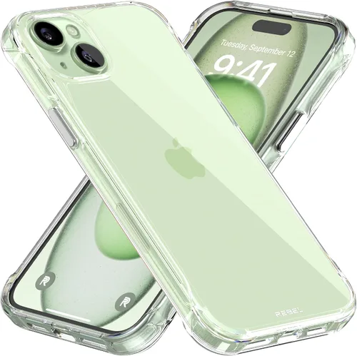 Vista 34 de Phone REBEL - Funda transparente para iPhone 14 Plus [Crystal Series Gen-4] Compatible con MagSafe Resistente, Antiarañazos, Sin Amarilleo