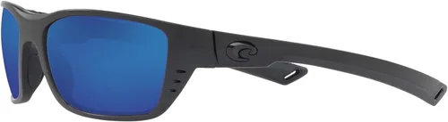 Vista 3 de Costa Del Mar - Gafas de sol rectangulares con punta blanca para hombre Negro 58 MM