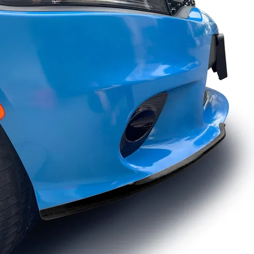 Vista 4 de Hoolcar Protector de parachoques delantero para Dodge Charger SRT 2015-2021, accesorios exteriores, color negro