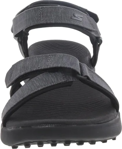 Vista 3 de Skechers Sandalias de golf 600 sin picos para mujer, NegroNegro