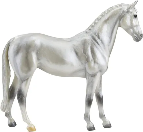 Vista 7 de Caballitos Breyer serie Freedom Blue Roan Brabant Juguete de caballo 9.75" x 7" Escala 1:12 Modelo #1052
