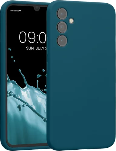 Vista 75 de kwmobile Funda compatible con Samsung Galaxy A13 4G - Funda delgada de silicona TPU - Acabado suave al tacto - Amarillo radiante