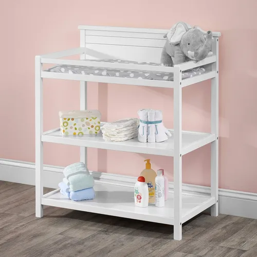 Vista 2 de Oxford Baby Cambiador universal con almohadilla, blanco nieve