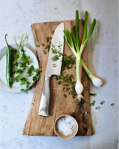 Vista 2 de WMF 1880346032 Grand Gourmet - Cuchillo de chef (5.9 in), color plateado