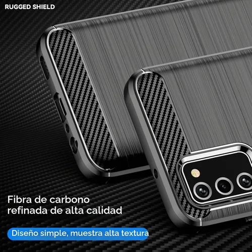 Vista 4 de M MAIKEZI Funda para Samsung A03S, Galaxy A03S con protector de pantalla HD, absorción de golpes flexible de TPU parachoques de goma suave