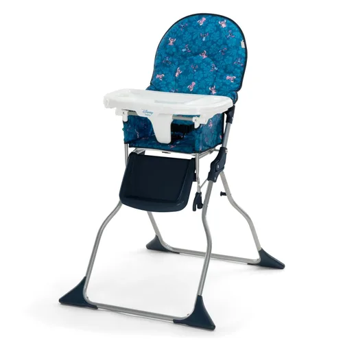 Vista 7 de Disney Baby Minnie Mouse - Trona plegable para bebé, silla alta plegable simple con bandeja de 3 posiciones, Garden Delight