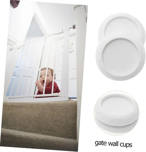 Vista 3 de 2 unids Protector de pared infantil Parachoques de pared Escalera Puerta zócalo Puerta de seguridad infantil para niños Copas App