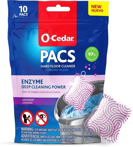 Vista 2 de O-Cedar Cubo Quickwring y trapeador de tela MF + 1 PAC lavanda (paquete variado)