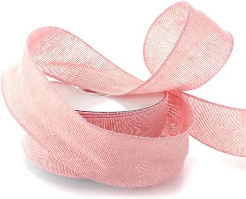 Vista 7 de Ribbon Traditions 815 - Cinta de arpillera con cable de 2.5 pulgadas, color crema, 10 yardas