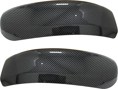 Vista 9 de Funda de carcasa para espejo retrovisor lateral con patrón de fibra de carbono Compatible con Nissan Altima 2013-2018 sin luz de señal de giro