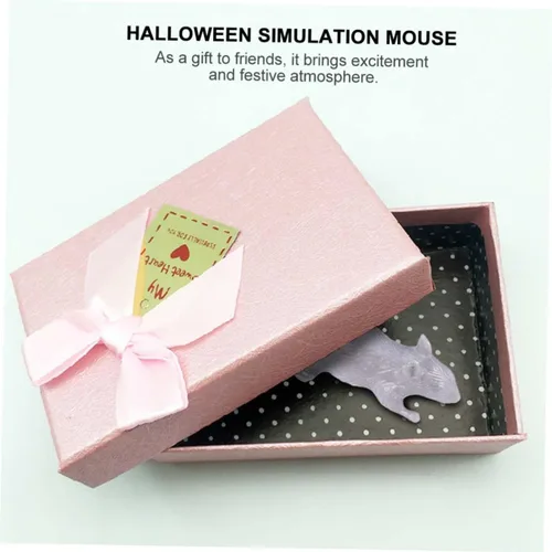 Vista 8 de VANZACK 10pcs Halloween Prank Plastic Simulation Mice Lightweight Scary Decorations for Haunted Houses Parties and Bar Props