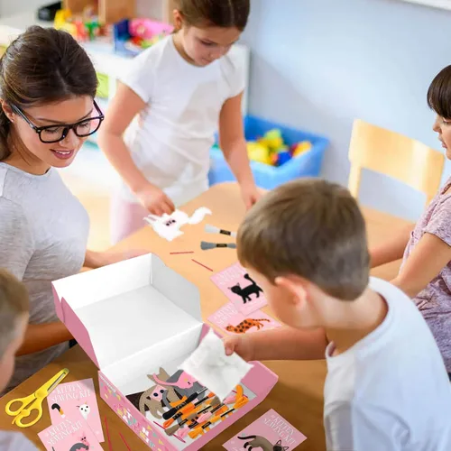 Vista 5 de CiyvoLyeen Kit de costura de gato para niños, edades de 7, 8, 9, 10, 11, 12 años, juguetes de peluche para gatitos, juego de manualidades