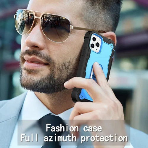 Vista 8 de Asuwish Funda de teléfono para iPhone 11 Pro 5.8 con soporte de anillo híbrido, resistente, a prueba de golpes, a prueba de caídas, cuerpo completo