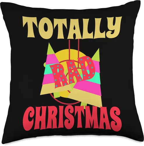 Vista 4 de Totally Rad - Almohada para disfraz de Navidad de los años 80, estilo retro de los años 80