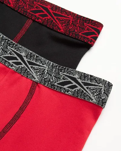 Vista 2 de Reebok Ropa interior para niño - Calzoncillos tipo bóxer deportivos de rendimiento suave (paquete de 2)