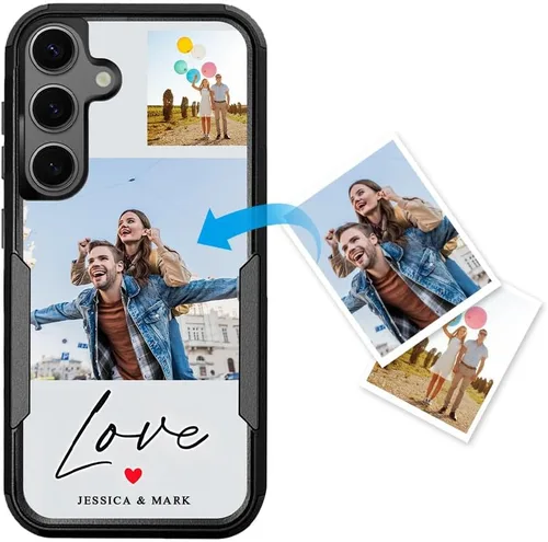 Vista 38 de Funda de teléfono personalizada para Galaxy S20 FE 5G, funda para teléfono multifoto, funda protectora resistente de doble capa a prueba de golpes