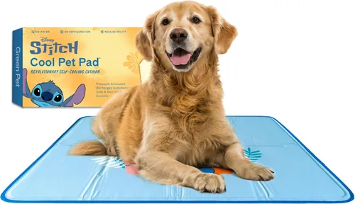 Vista 16 de The Green Pet Shop Cool Pet Pad – Extra pequeña, azul – Auto-refrigerante, alfombrilla activada por presión para perros y gatos de 0 a 8 libras