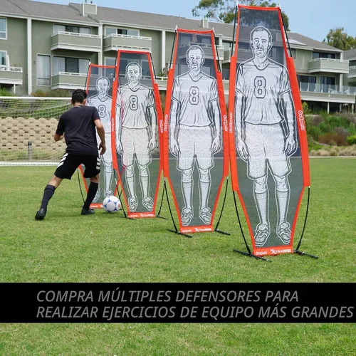 Vista 3 de GoSports Maniquí de entrenamiento XTRAMAN para defensor de fútbol